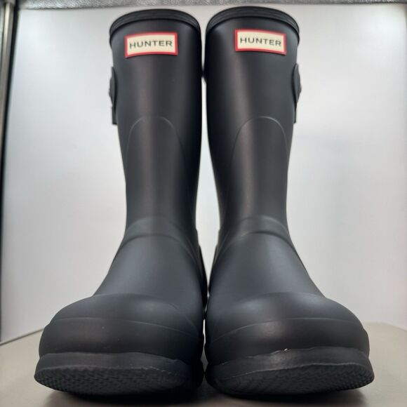 Hunter Women\'s Original Short Boot Black Matte US 8 Waterproof, Rain Boot New main image 6